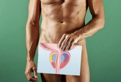Prostataveränderung mit Prostatitis